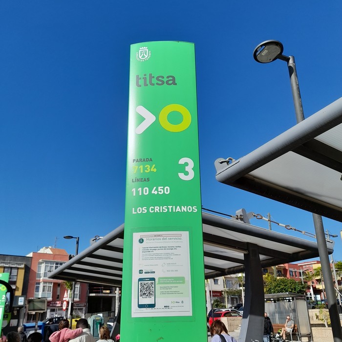 
San Isidro Titsa hållplats